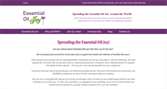 Desktop Screenshot of essentialoiljoy.com