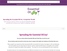 Tablet Screenshot of essentialoiljoy.com